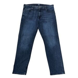 Chaps Slim Straight Jeans Men's 38x32 Stretch Soft‎ Dark Wash